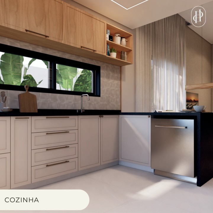Cozinha do Palladium Village, perspectiva ilustrativa